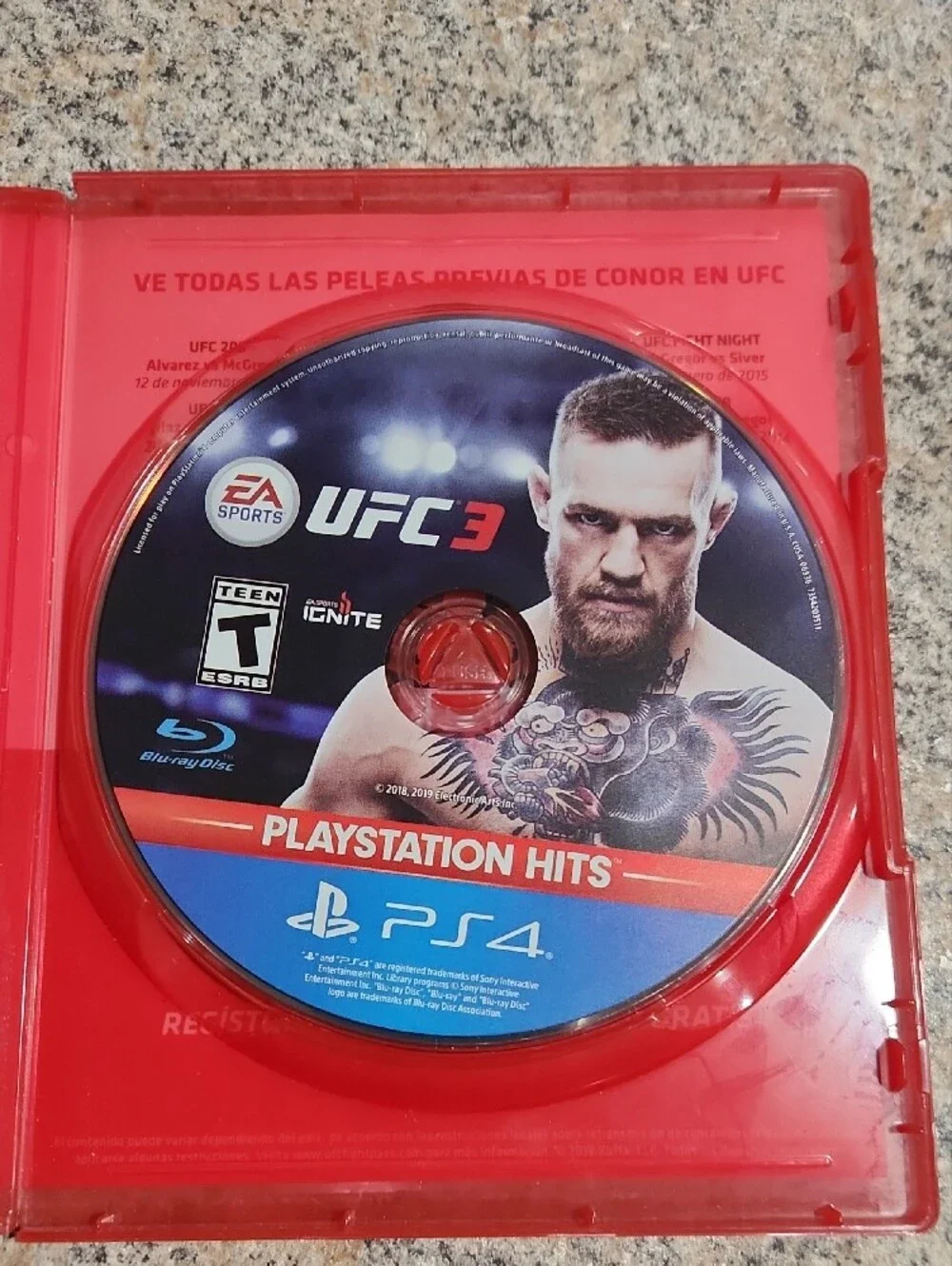 EA Sports UFC 3 PS4 PlayStation Hits ESRB Teen Fighting Game Mixed Martial Arts